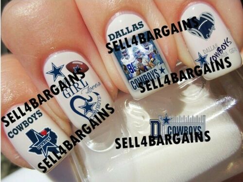 Sale》nfl Dallas Cowboys Football Team》10 Different Designs》nail Art Decals