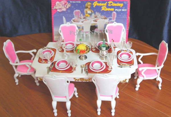 New Fancy Life Doll House Furniture Grand Dining Room Playset (2312)