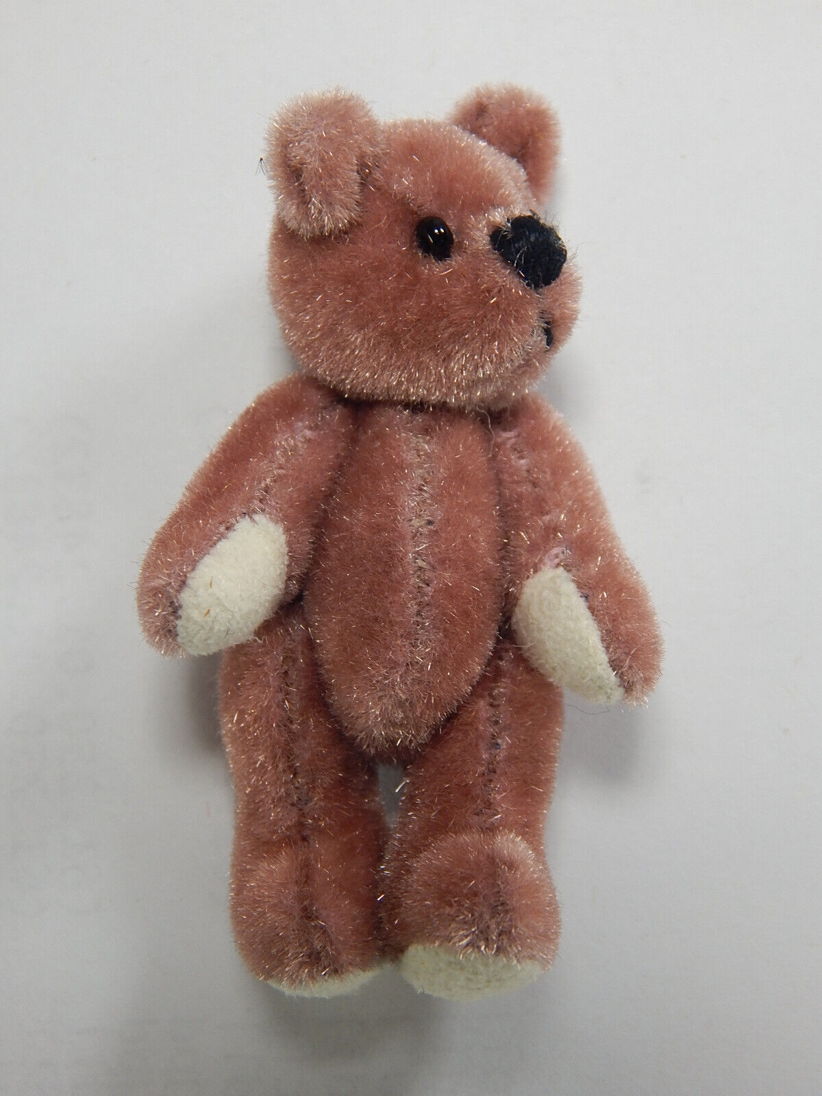 World Of Miniature Bears #202 By Theresa Yang 2" Plush Rose Bear No Writing