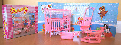 New Gloria Doll House Furniture Nursery Room Playset (9409)