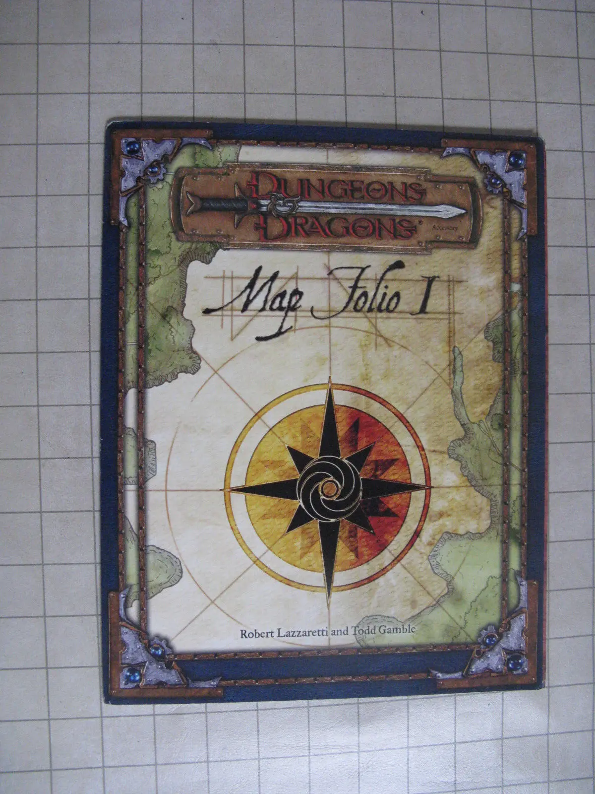 Map Folio I & Ii Complete Sets D20 Ad&d Dungeons & Dragons D&d Wotc