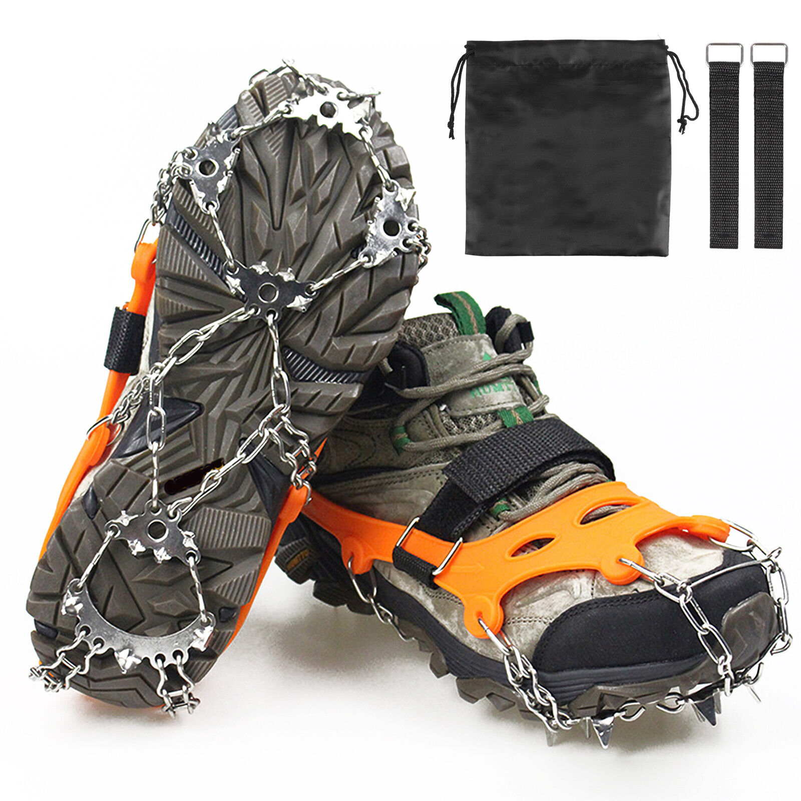 Ice Crampons 23 Micro Spikes Ice Cleats For Boots Anti Slip Ice Grip Spikes