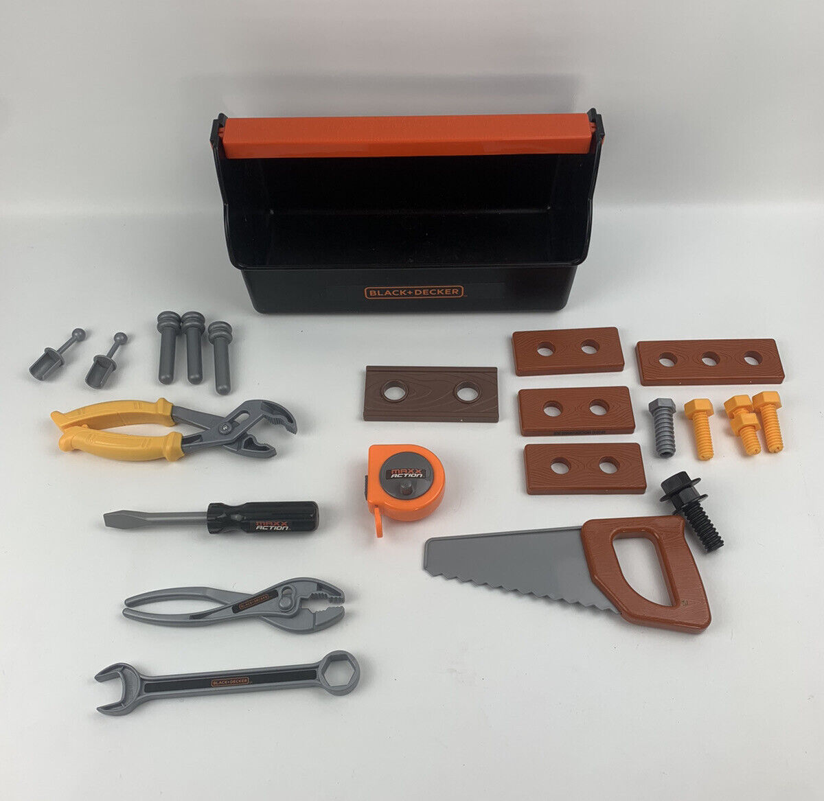Black And Decker Kids Play Toolbox With Tools