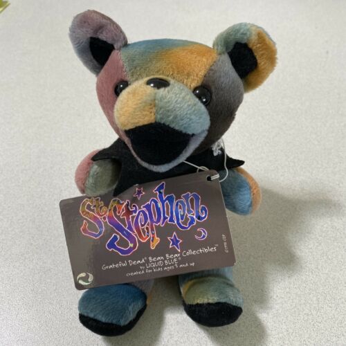 1990's Grateful Dead Bean Bag St. Stephen Plush Bear Birthday 9/20/70 Fillmore