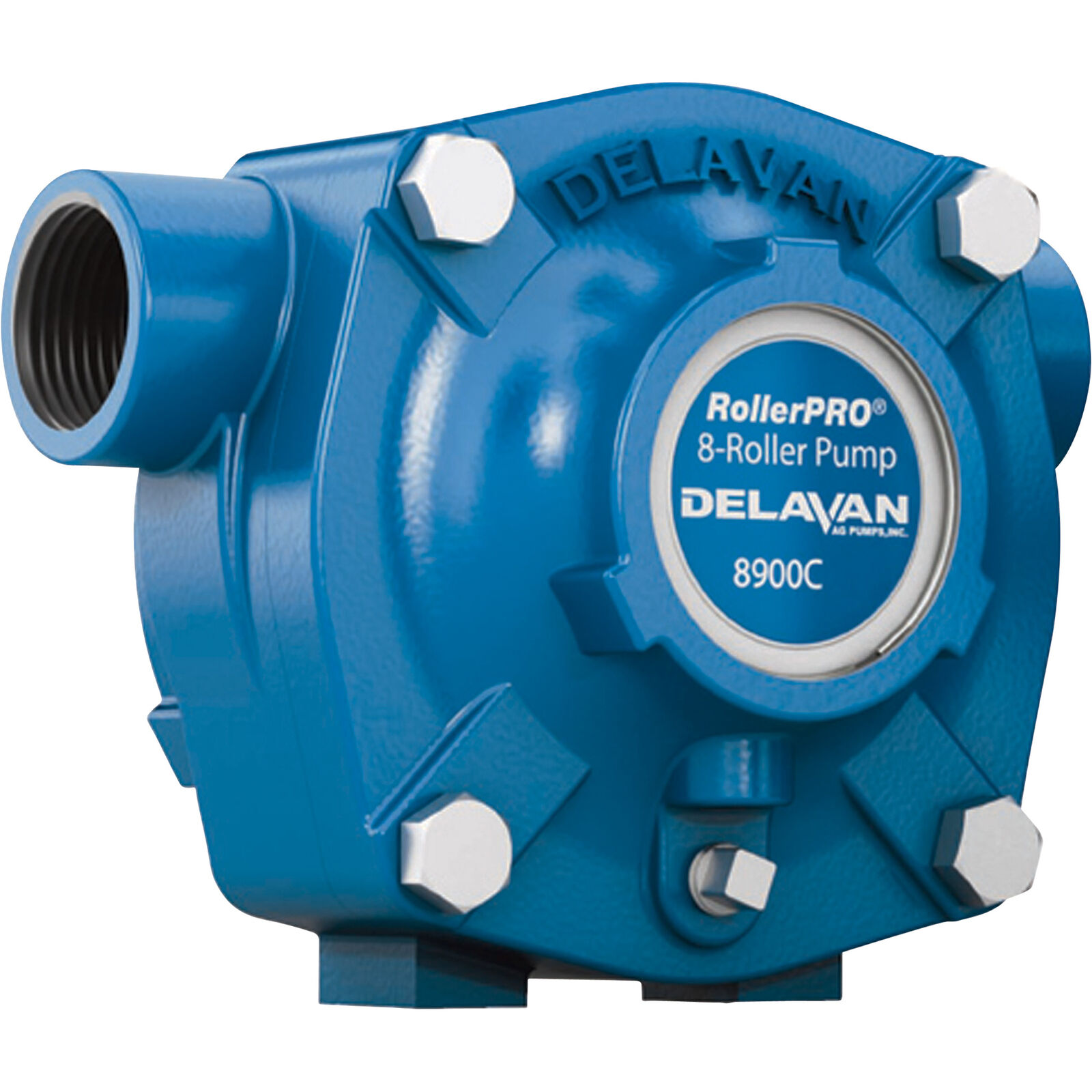 Delavan 24 Gpm 300 Psi Cast Iron 15/16-inch Shaft 8-roller Water Pump (open Box)