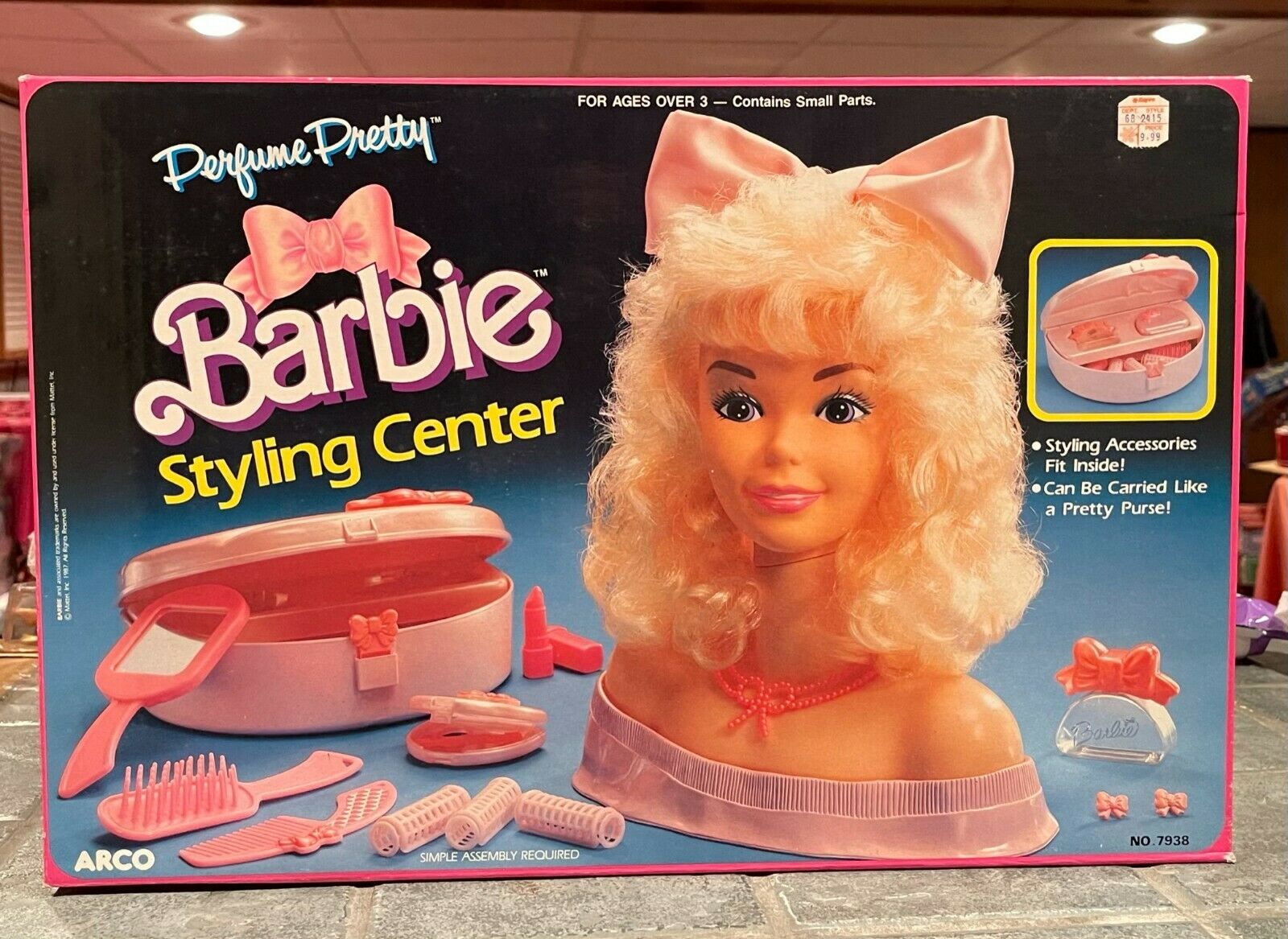 1980's Barbie Perfume Pretty Styling Center