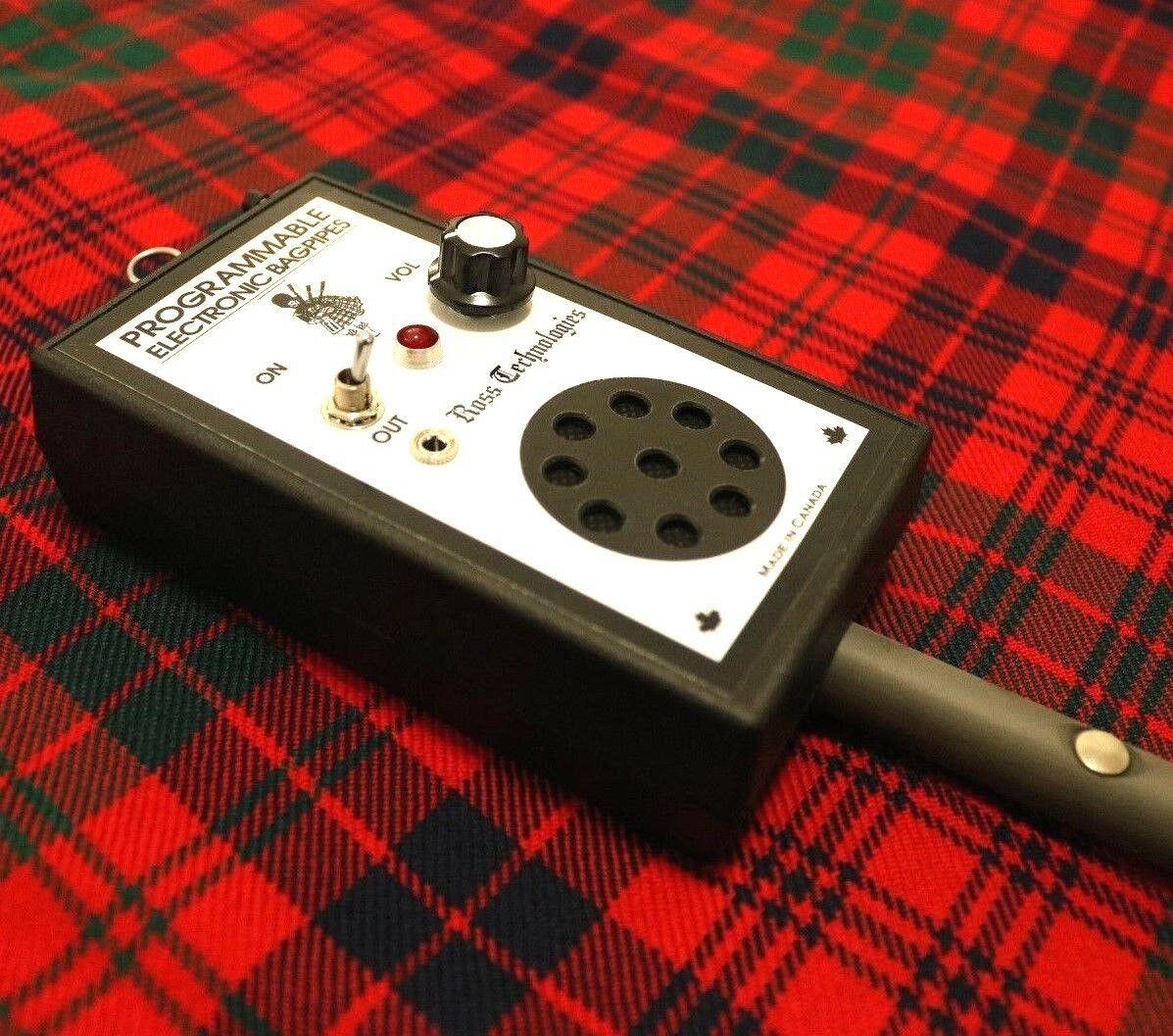 Ross Electronic Bagpipes - Electronic Practice Chanter With Built-in Speaker