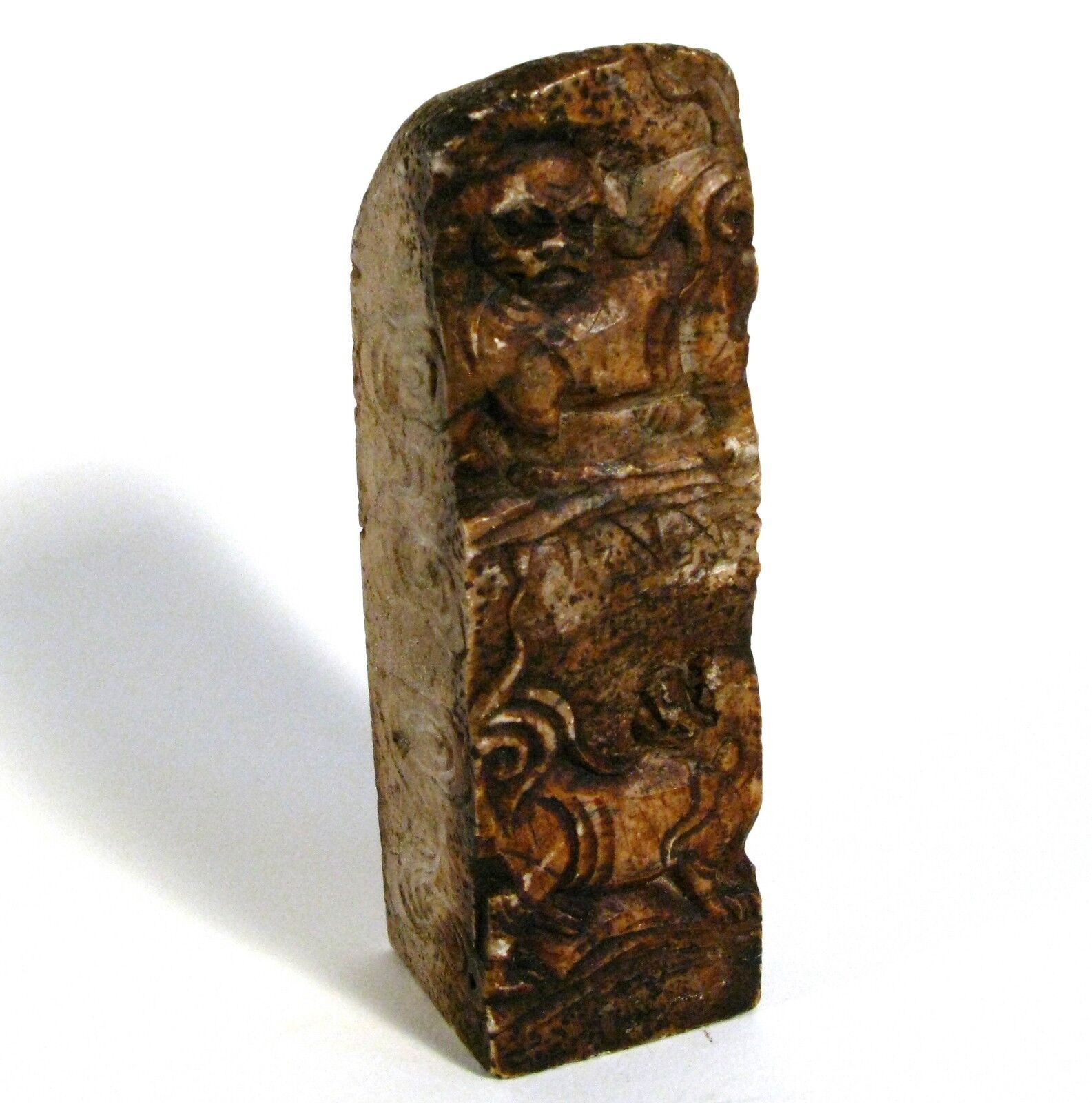 Vintage Chinese Stone Chop Seal With Foo Dogs