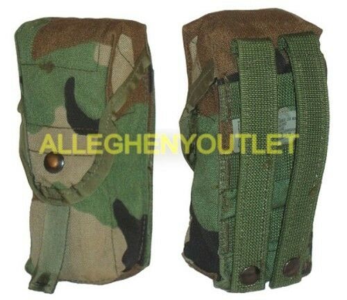 Us Military Molle Ii Double Mag Pouch Magazine Pouch Woodland Camo Vgc