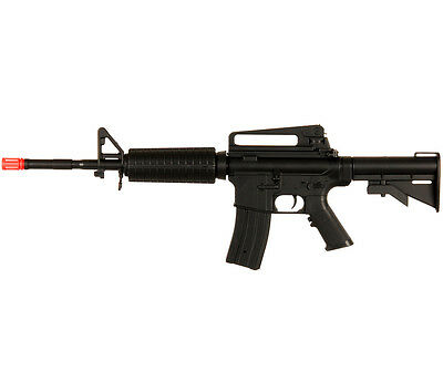 New Well D94s M4 A1 M16 Aeg Electric Automatic Airsoft Rifle Gun W/ 6mm Bbs Bb