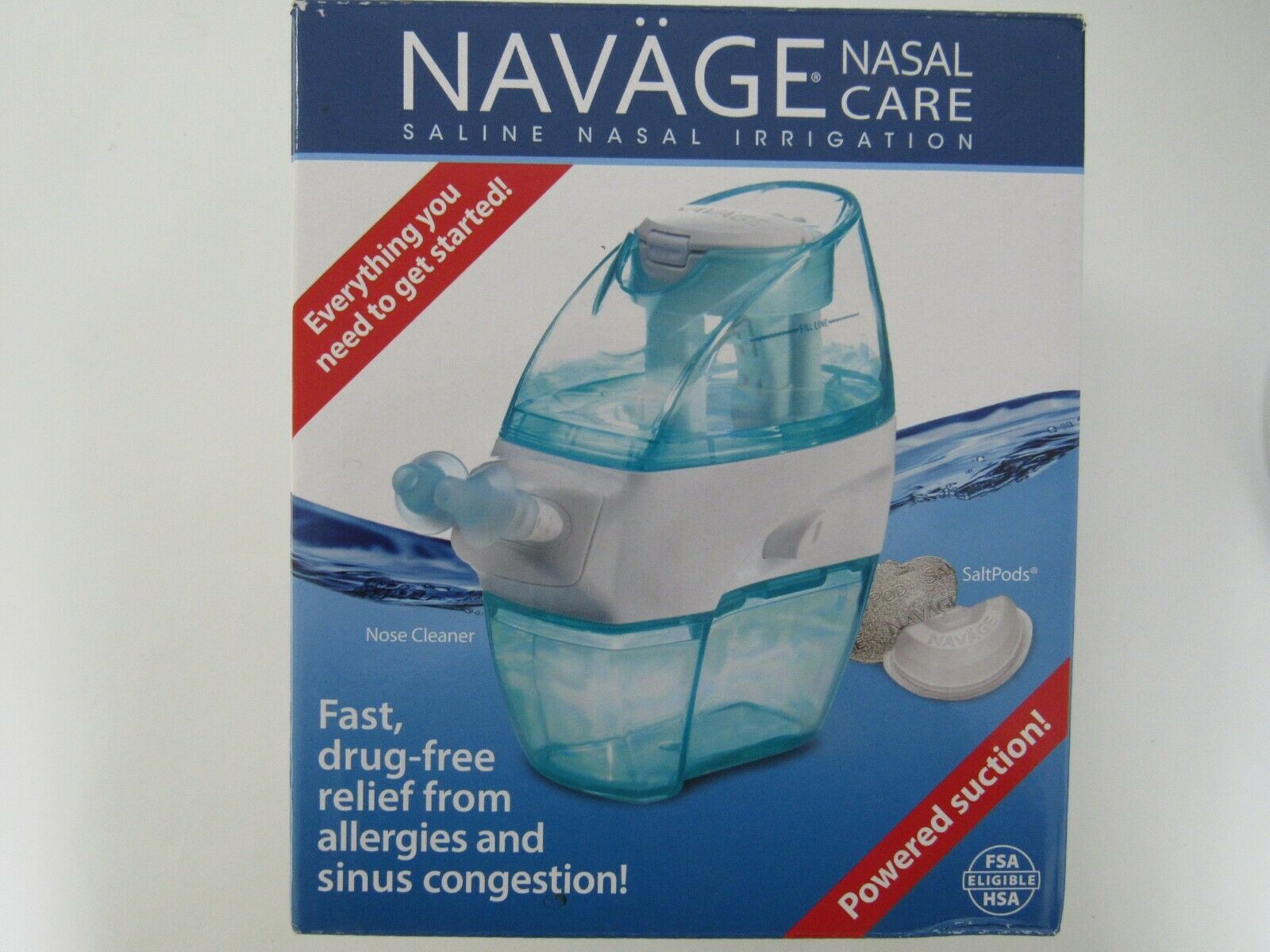 New Navage Nasal Irrigation Bundle 18 Saltpods Included