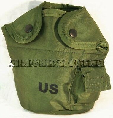 Genuine Us Military Issue 1 Qt Quart Canteen Cover 1qt Pouch W/ Alice Clips New