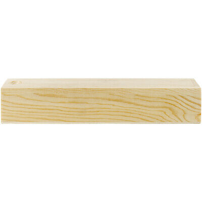 Unfinished Wood Pencil Box With Sliding Lid 8.25 X 1.57 X 1.57 Inches
