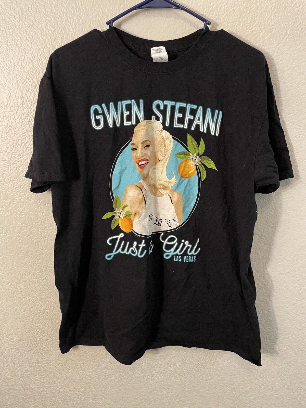 Gwen Stefani "just A Girl" Residency Program Las Vegas T-shirt Black Size Xl