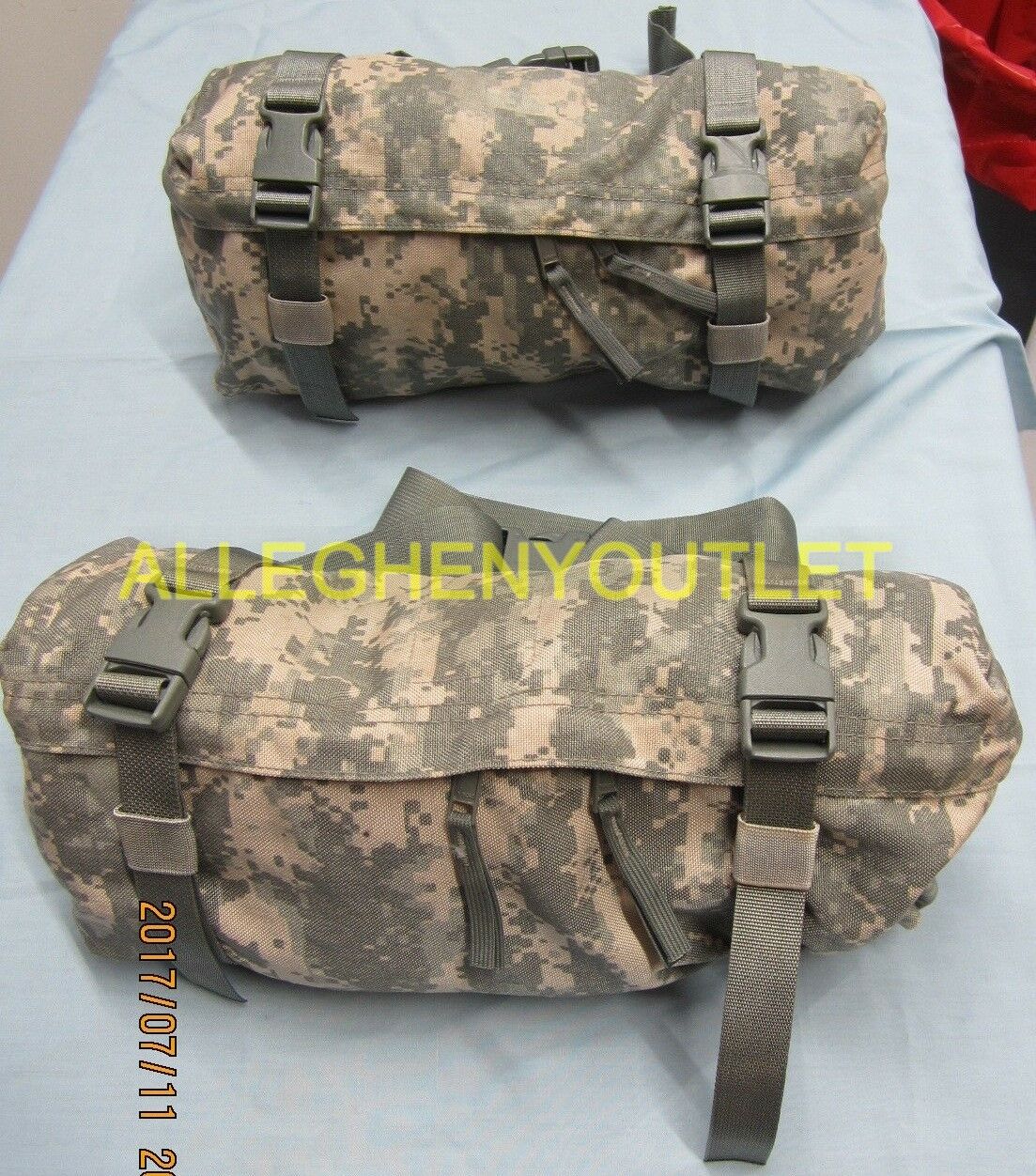 Lot Of 2 Molle Ii Waist Pack Butt/fanny Hip Bag Acu Us Military Vgc