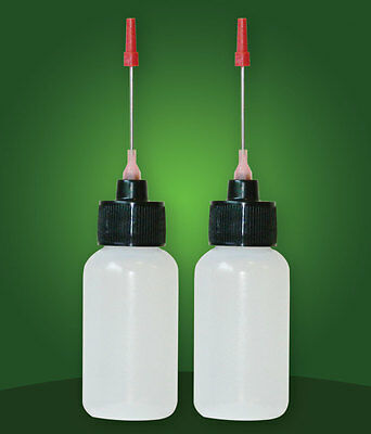 Ldpe Plastic Two 1 Oz Bottles With Needle Tip Dispenser, Pharmaceutical Grade