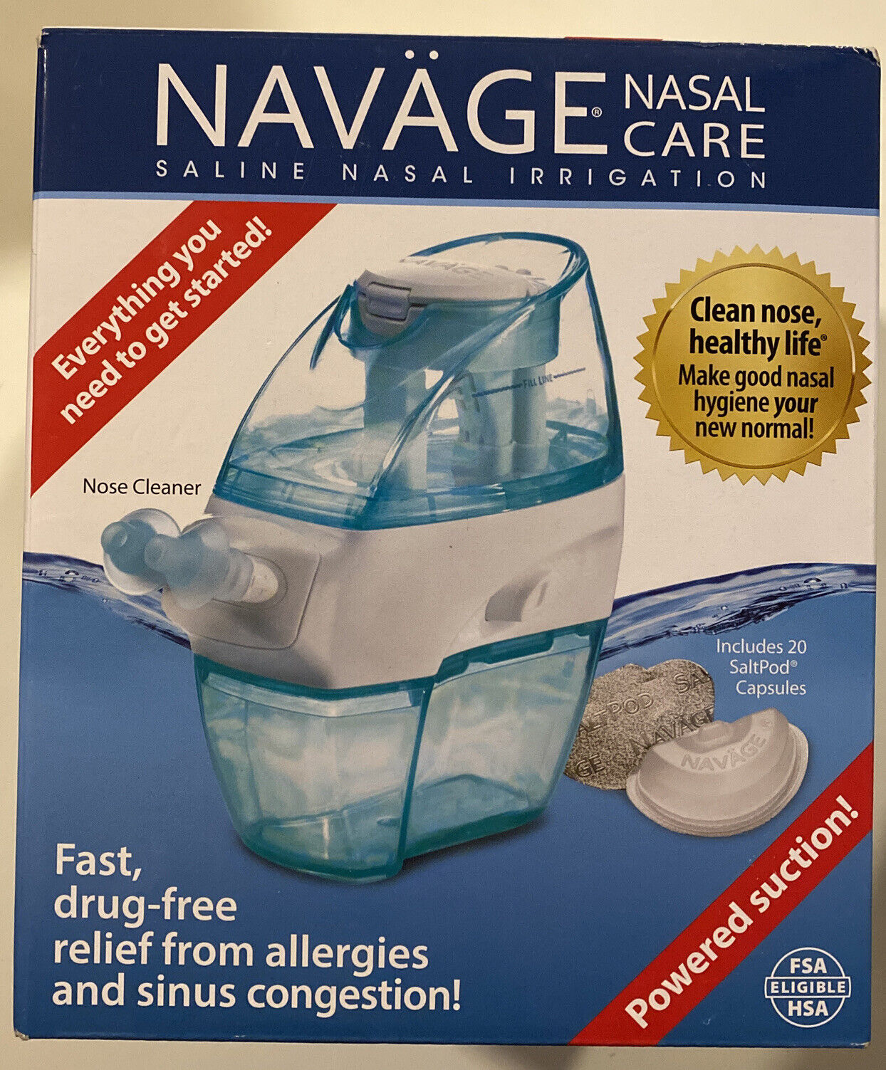Navage Nasal Care Saline Nasal Irrigation (brand New In Box Sealed)