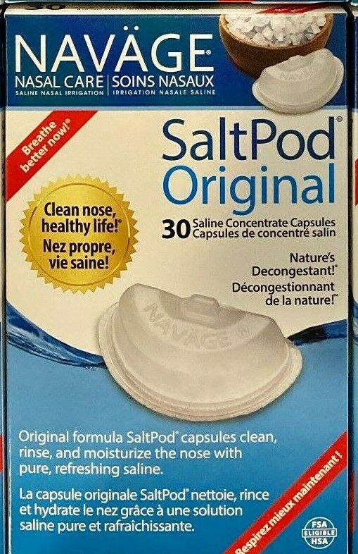 30 Factory Fresh Navage Salt Pods Use In The Navage Nasal System Saltpod 2024