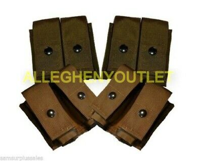 Lot Of 4 Usmc Molle Double 40mm He High Explosive Grenade Pouch Coyote New