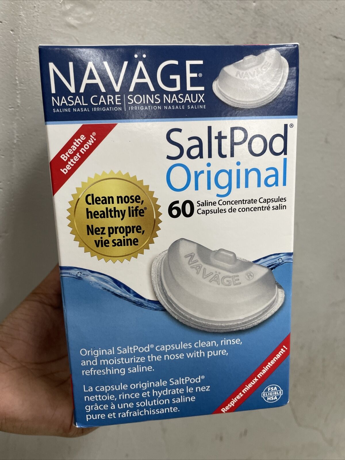 Navage Salt Pods Original 60 Capsules