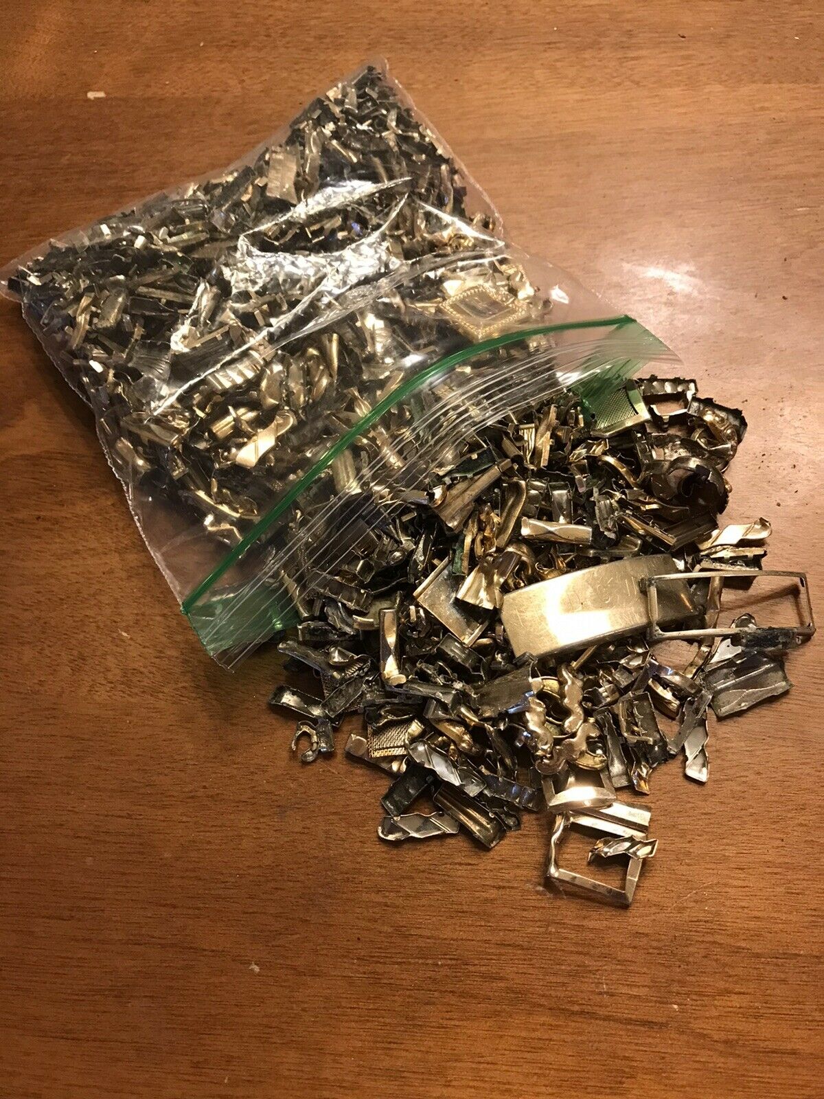 Lot Of Gold Filled Watch Band Caps 272 Grams Scrap Gold Recovery