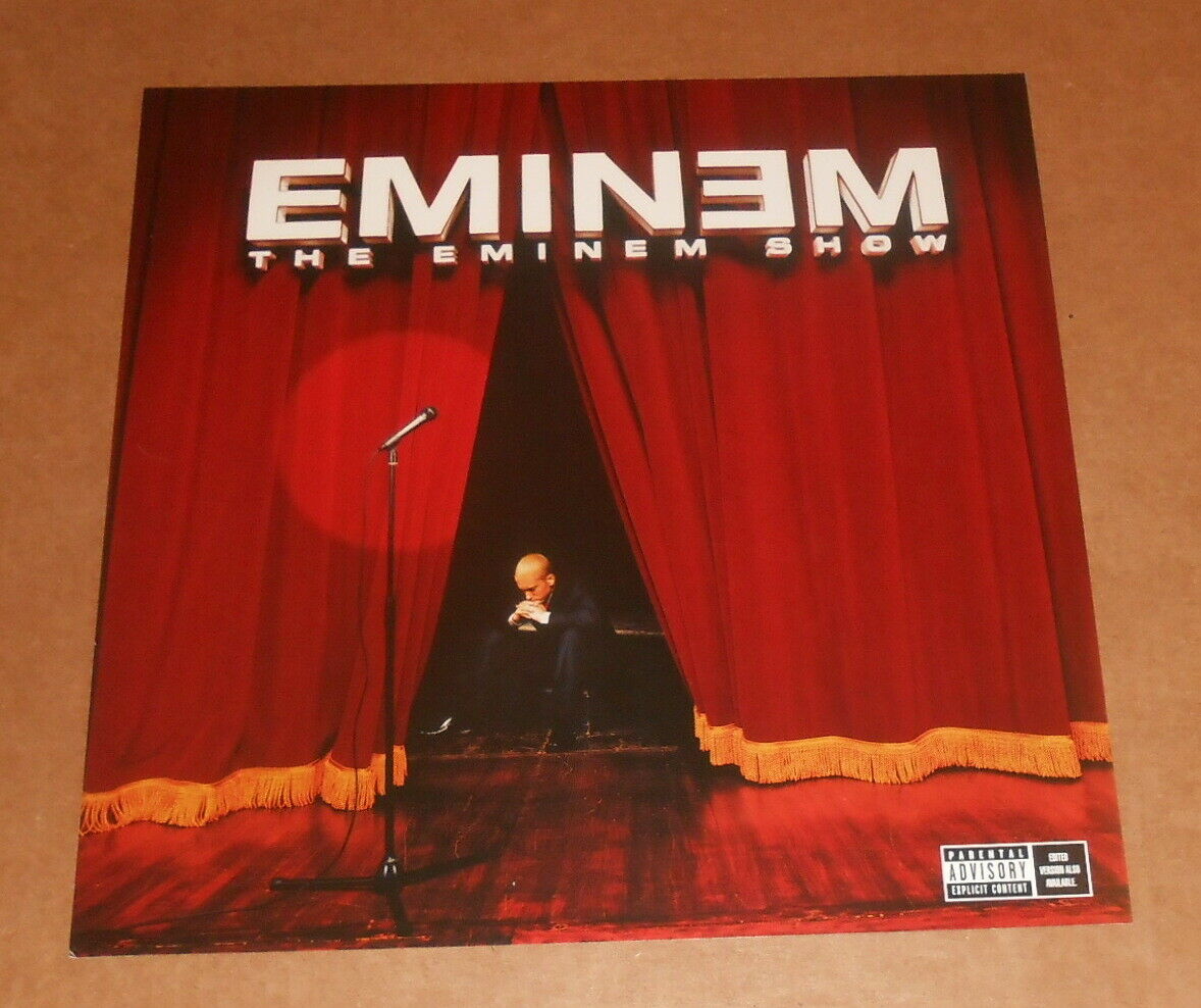 The Eminem Show Poster 2-sided Flat Vintage 2002 Promo 12x12