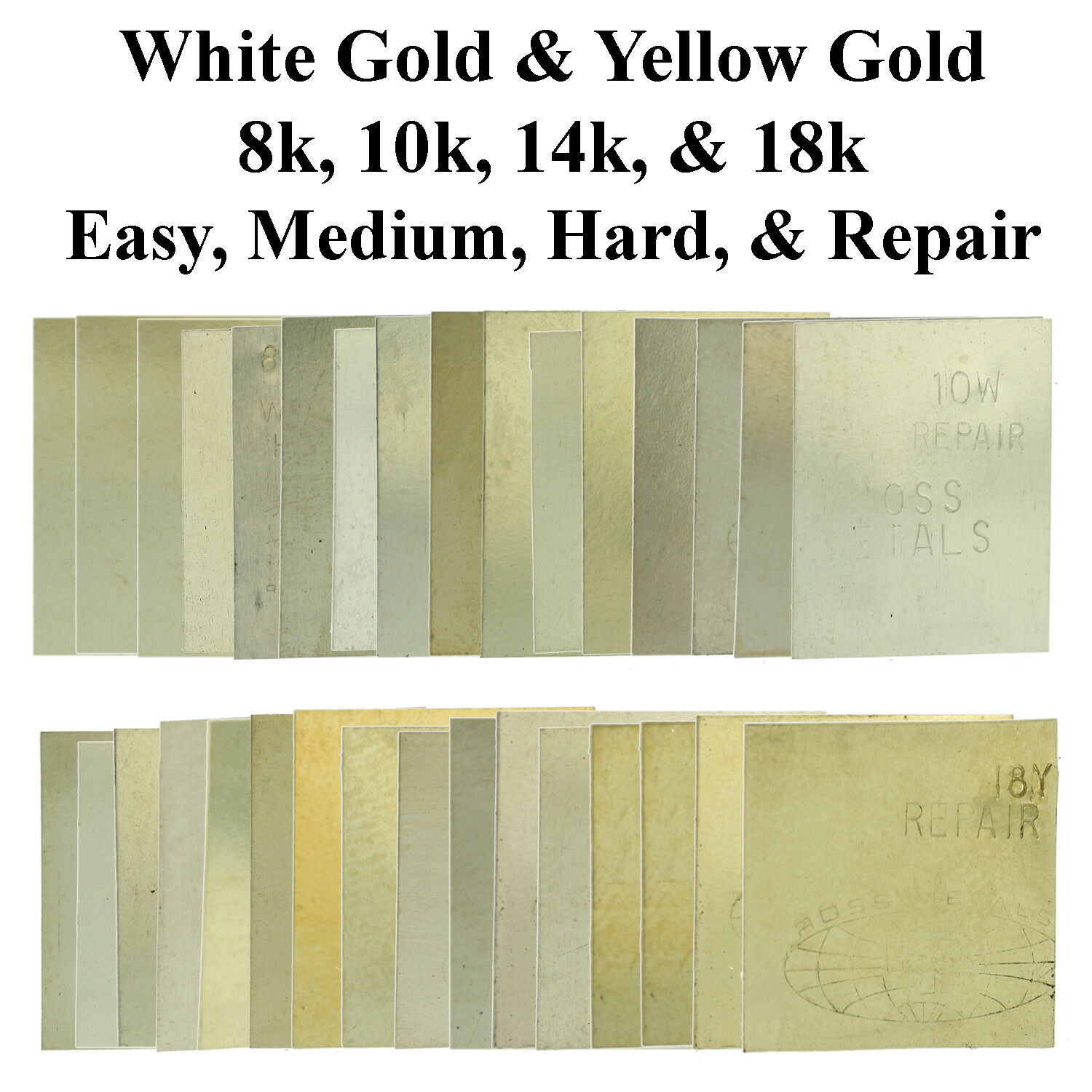 One Gram White & Yellow Gold Solder 8k 10k 14k 18k Jewelry Repair Easy Medium
