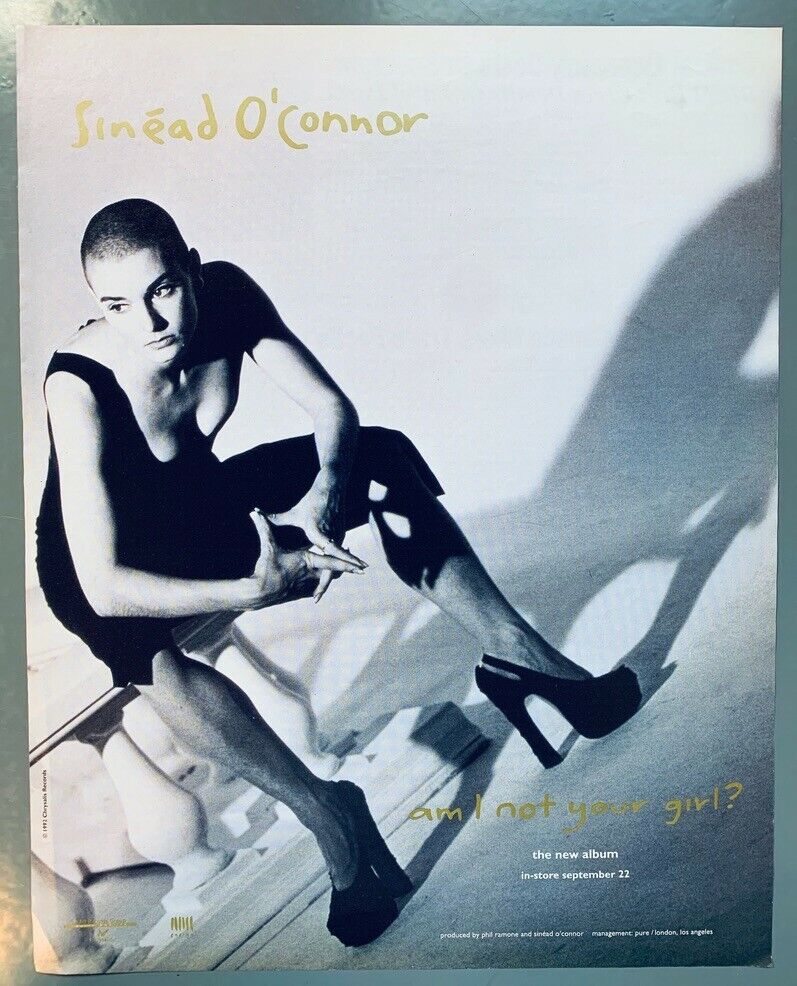 Sinead O'connor 1992 Advert Am I Not Your Girl