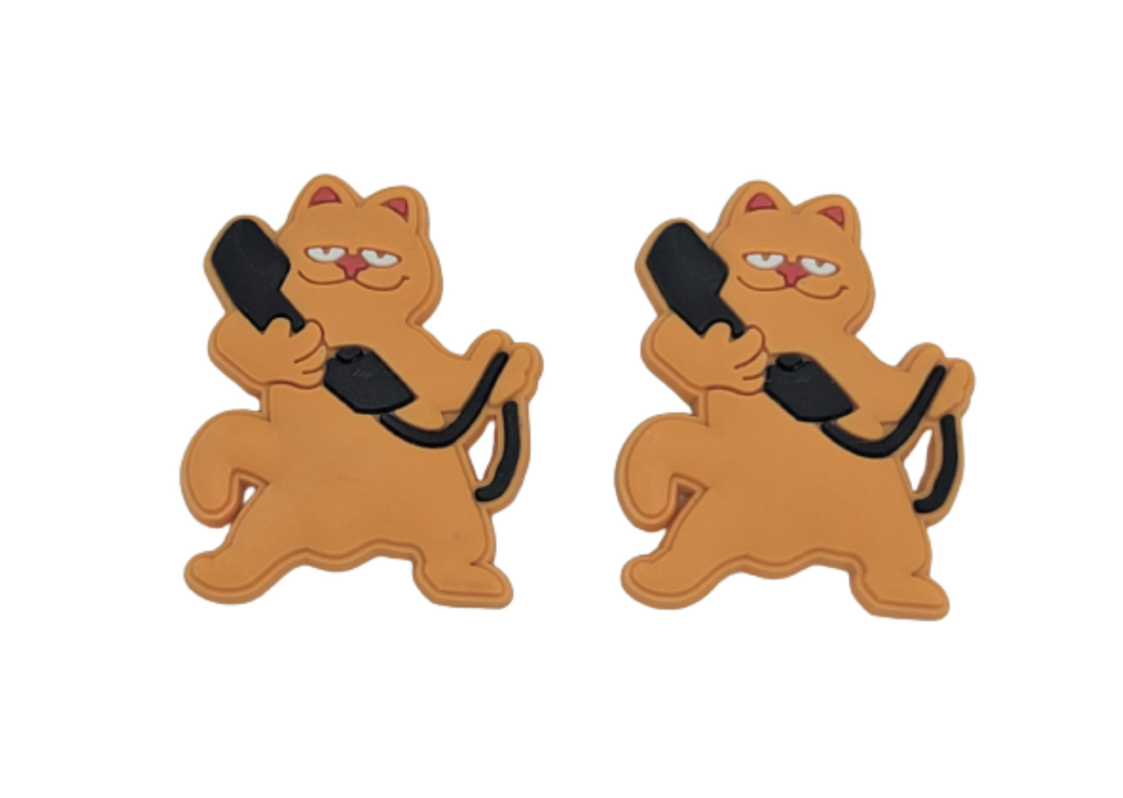 Garfield Shoe Charms For Crocs Clogs Set Of 2