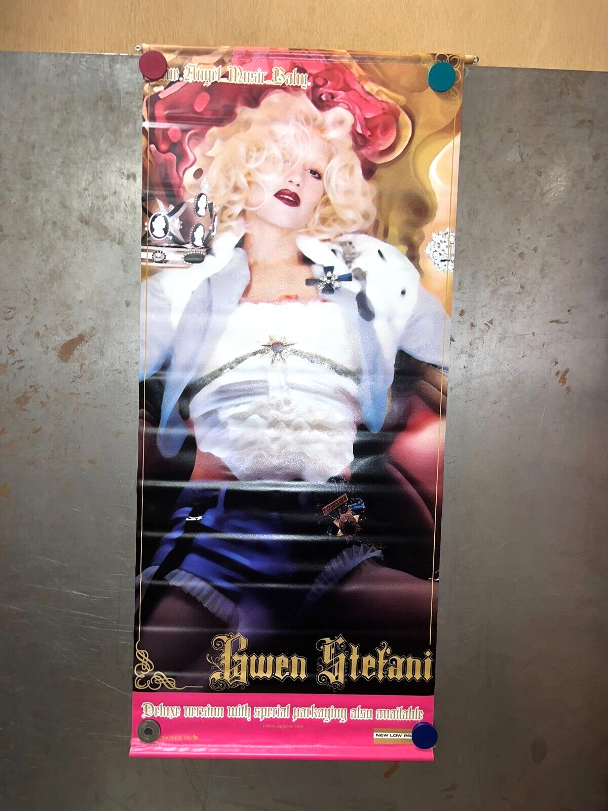 Gwen Stefani Love.angel.music.baby 2-sided Vinyl Promo Banner 2004 Interscope