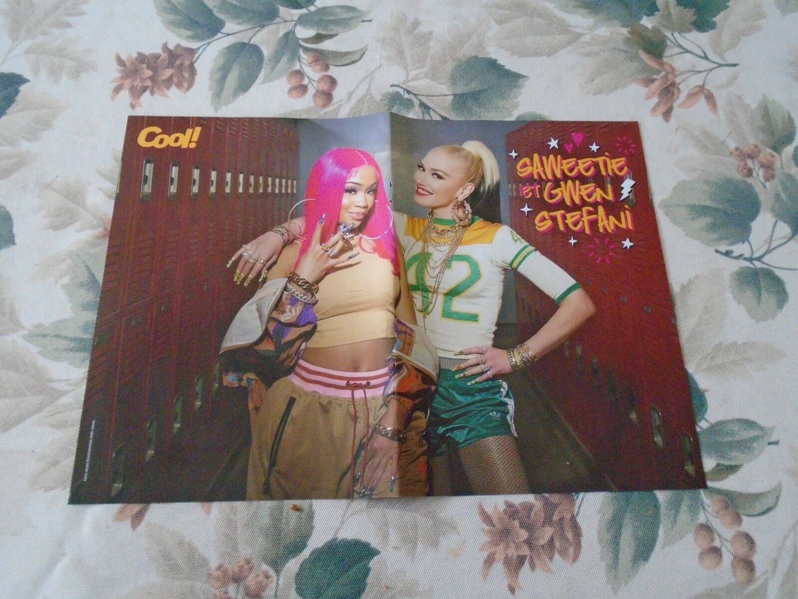Gwen  Stefani Saweetie Or Dominique Fils-aime Poster  Color  15  By 11