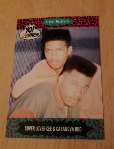 Trading Card Yo Mtv Raps  Rap Music Hip Hop   Super Lover Cee Casanova Rud Rare