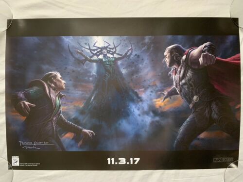 Sdcc 2017 Comic Con Exclusive Thor Ragnarok Concept Art Poster Andy Park Marvel