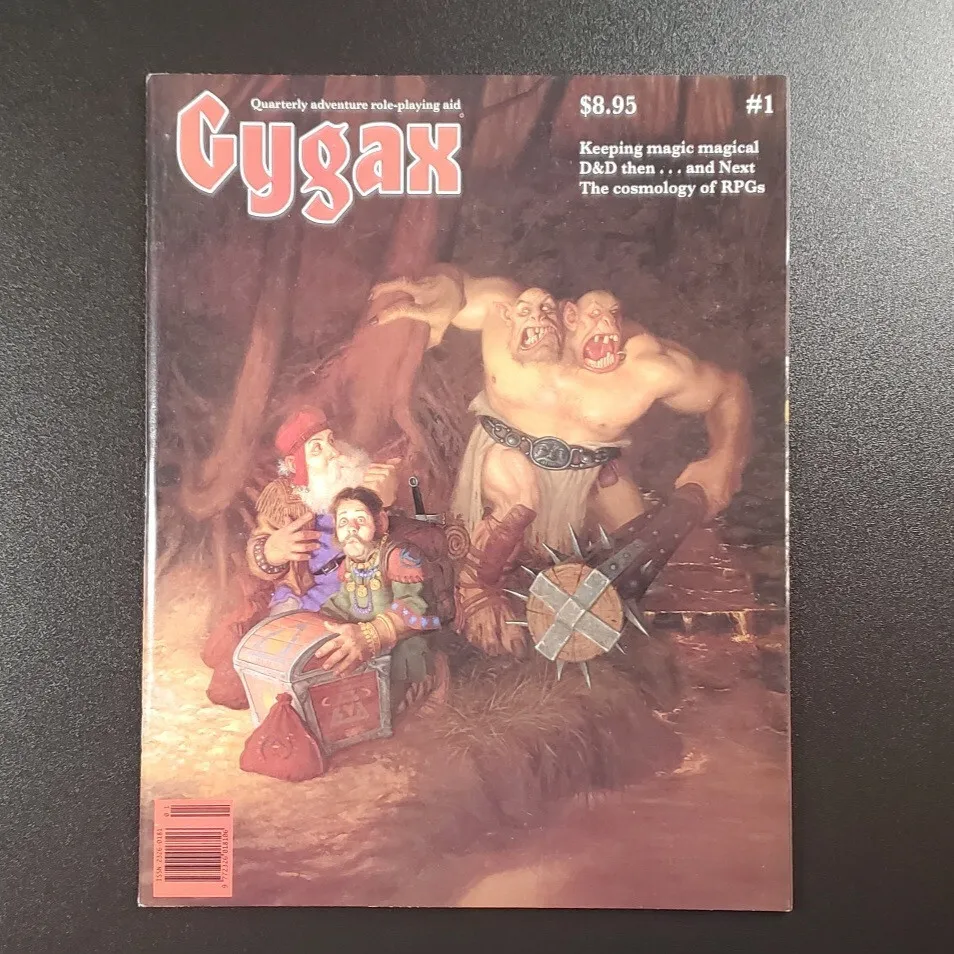 Gygax Quarterly Magazine - Issue #1 - Dungeons And Dragons - Near Mint