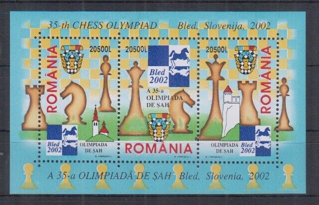U523. Romania - Mnh - Sports - Chess