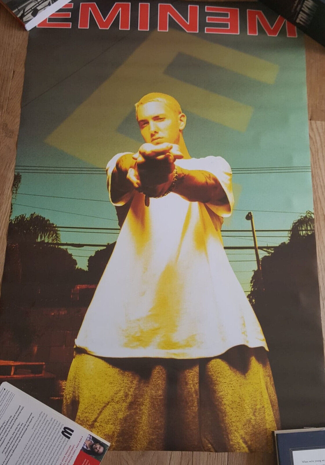 Eminem Poster Rare And Vintage. New Poster From 2002/03. Perfect Condition!