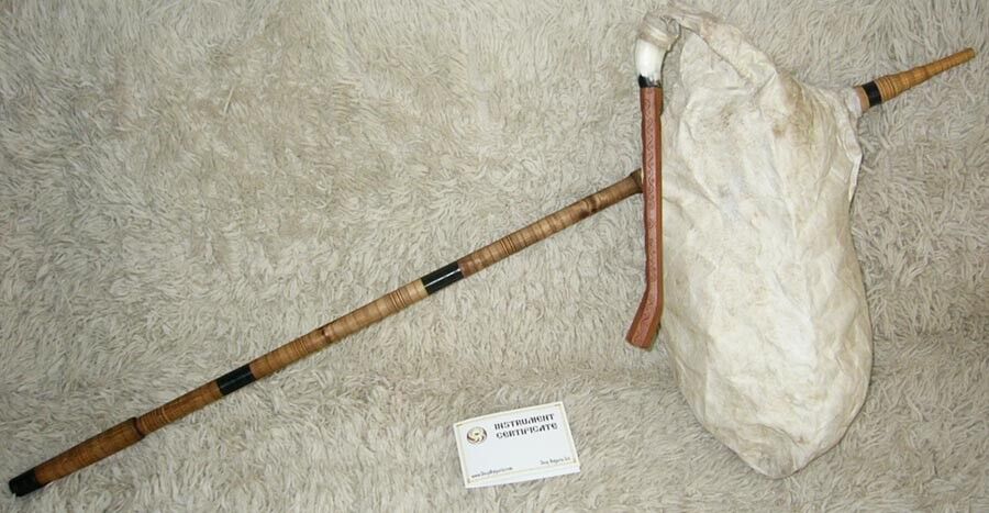 Bulgarian Bagpipe Traditional Kaba Gaida E, Professional Instrument Handmade New