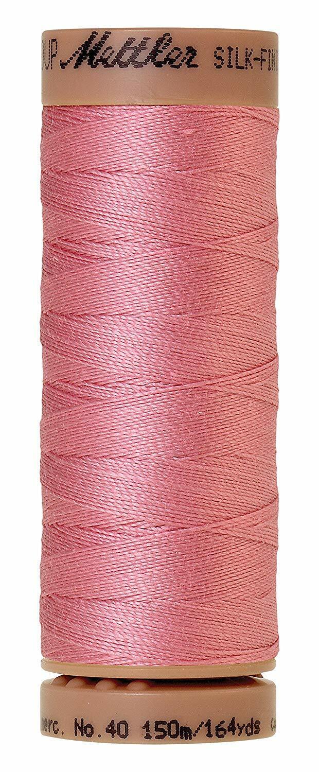 Mettler Silk-finish 40 Weight Solid Cotton Thread, 164 Yd/150m, Rose Quartz