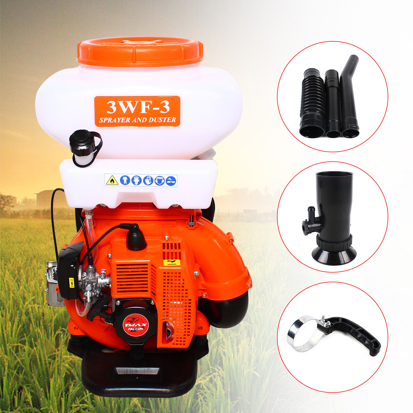 Backpack Fogger Sprayer Blower Agricultural Gas Mosquito Insecticide 14l Cdi New