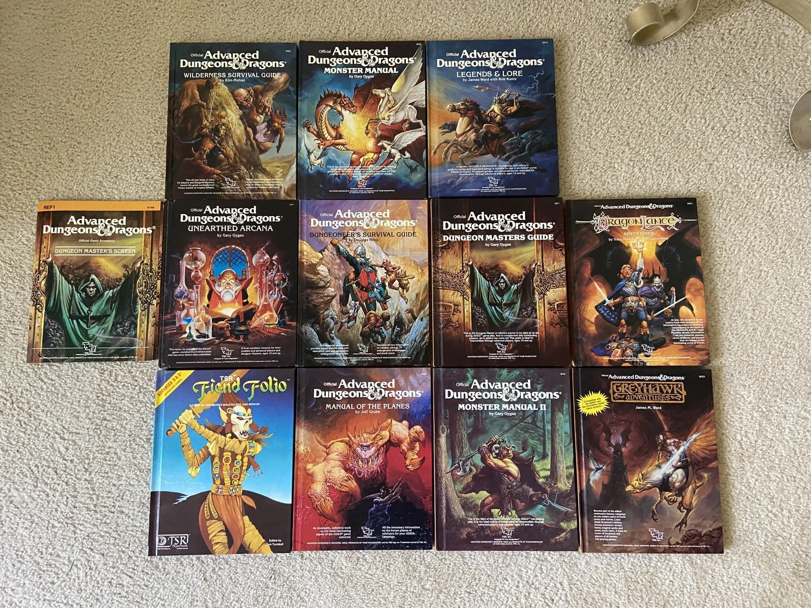 Ad&d Advanced Dungeons & Dragons 1st Edition Books ** Near Mint ** Condition Lot