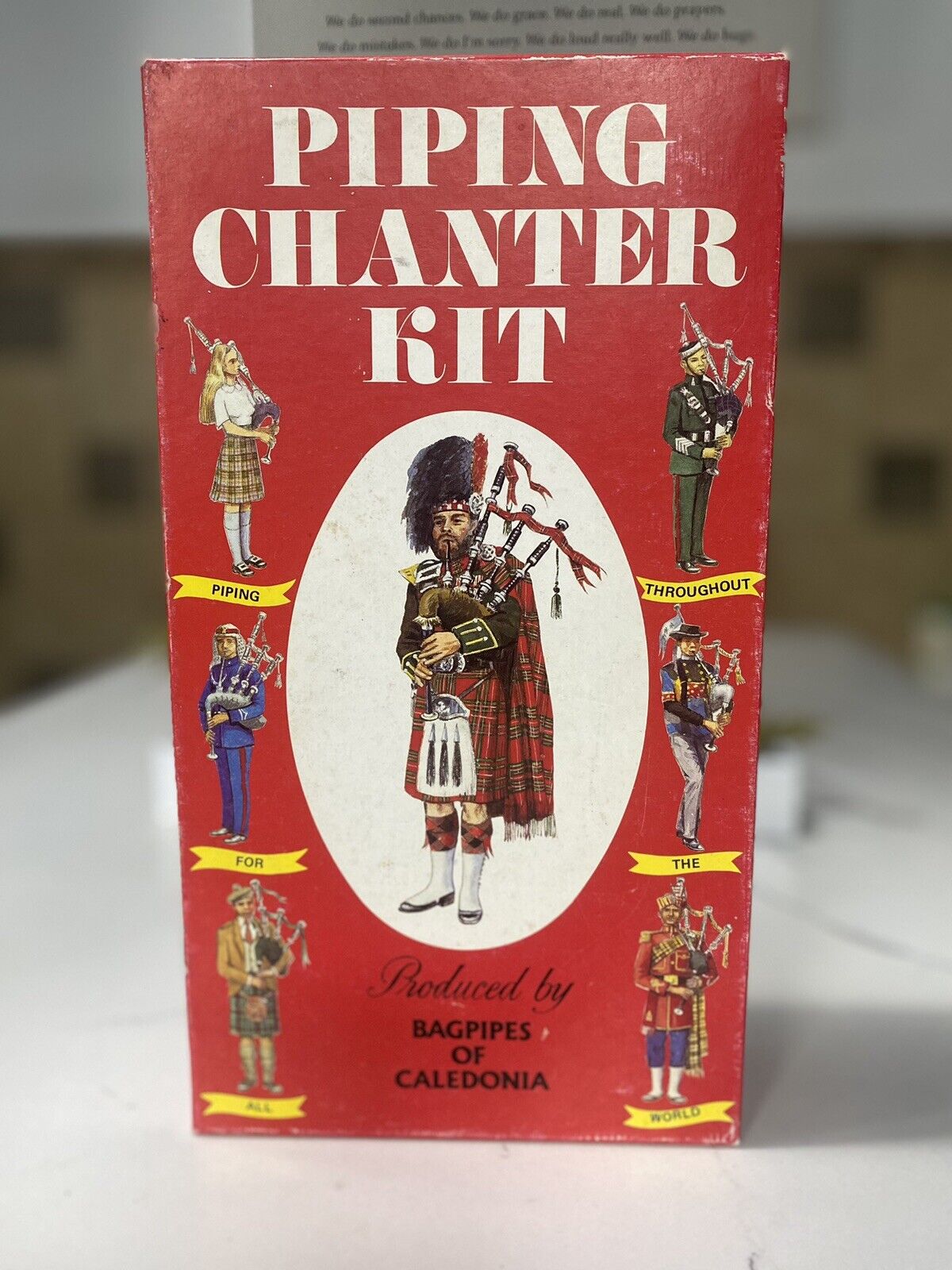 Bagpipes- Piping Chanter  Learn To Play The Highland Bagpipes Kit Cassette Book