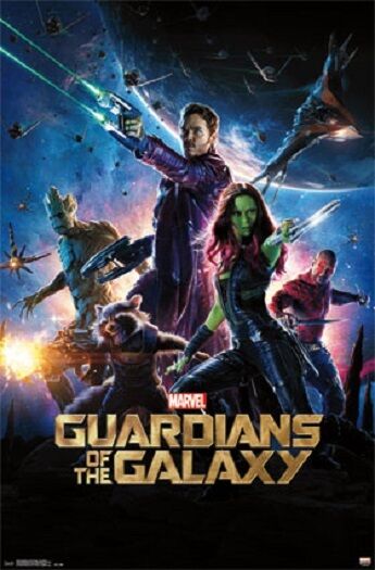 2014 Marvel Comiics Guardians Of The Galaxy One Sheet Poster Print 22x34 New